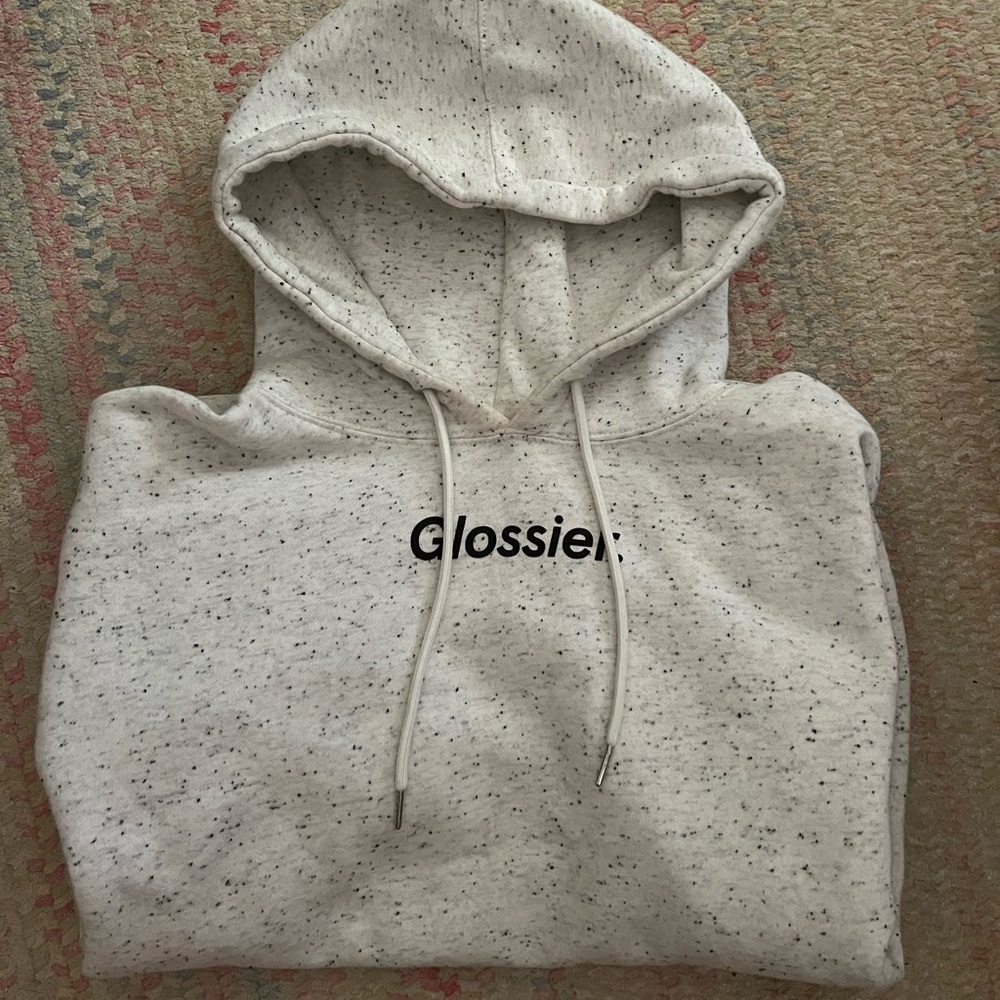 Glossier White Speckled Hoodie